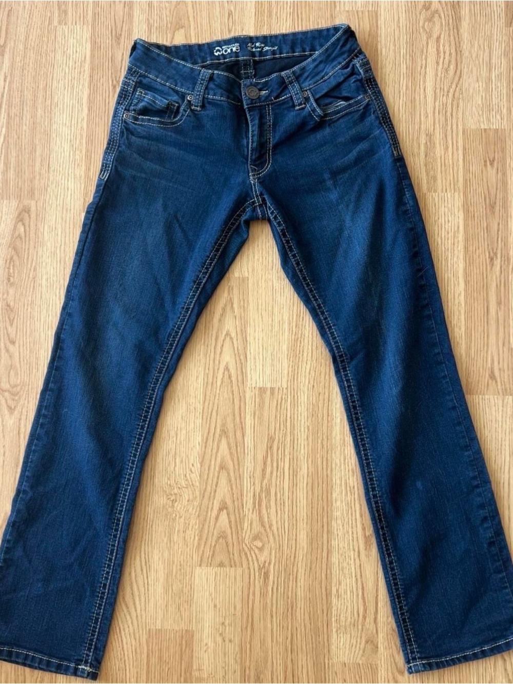 Dark Blue Women’s Straight Jeans